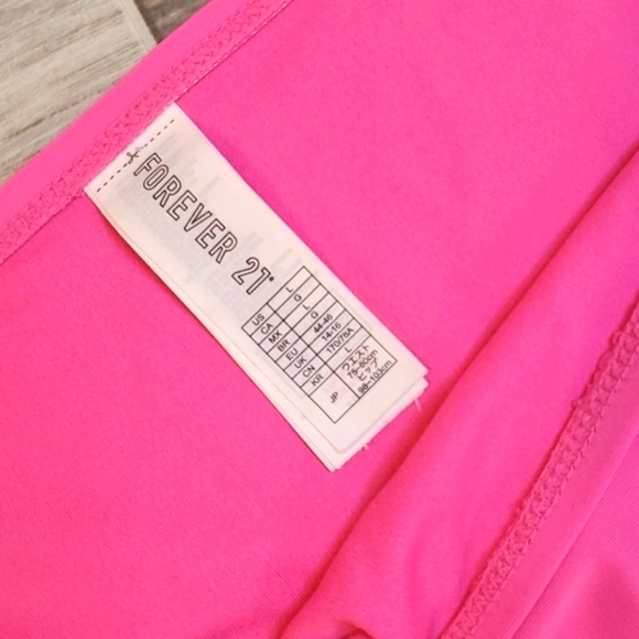Forever 21 Bikini Swimsuit Bottom - Pink | Size L - Picture 2 of 3